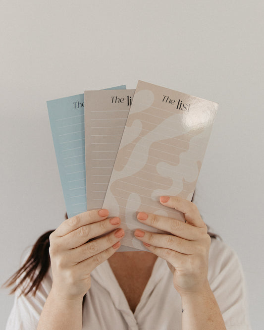 Magnetic Shopping / To-do List - Beige