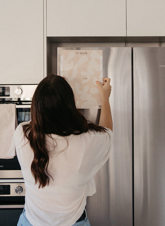 Magnetic Weekly Planner - Coastal Coral