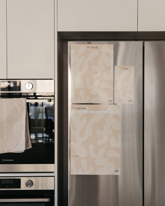 Magnetic Monthly Planner - Coastal Coral